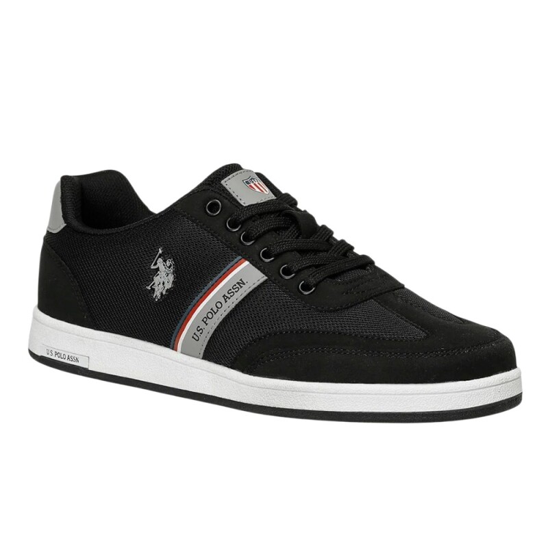 U.S. Polo Assn. 6M Kares 6FX Siyah Erkek Sneaker Ayakkabı - 3