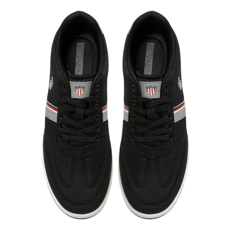U.S. Polo Assn. 6M Kares 6FX Siyah Erkek Sneaker Ayakkabı - 4