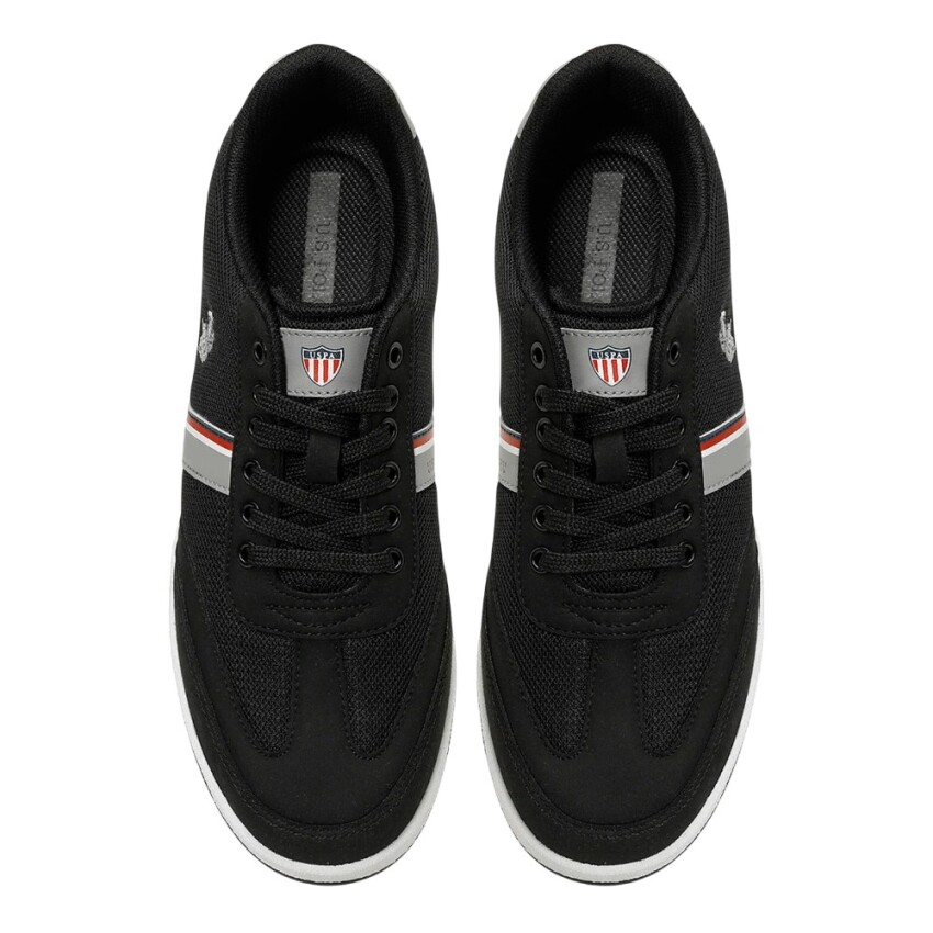 U.S. Polo Assn. 6M Kares 6FX Siyah Erkek Sneaker Ayakkabı - 4
