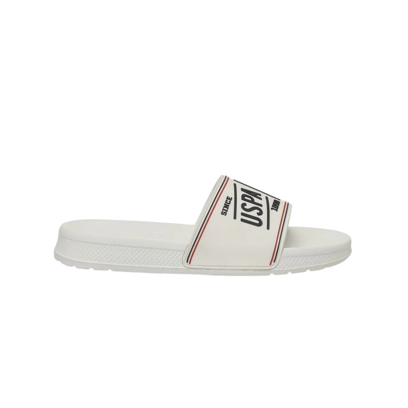 U.S. Polo Assn. 6M Roland 6FX Beyaz Erkek Terlik - U.S. Polo Assn.