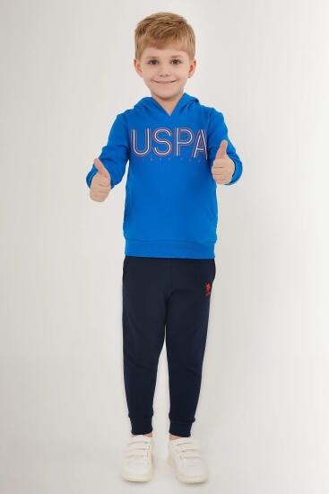U.S. Polo Assn Kids ERKEK ÇOCUK EŞOFMAN TAKIMI Mavi Çocuk Eşofman Takımı - 1