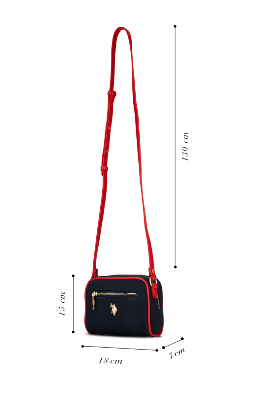U.S. Polo Assn. Uspa Lacivert Kadın Omuz Çantası - 4