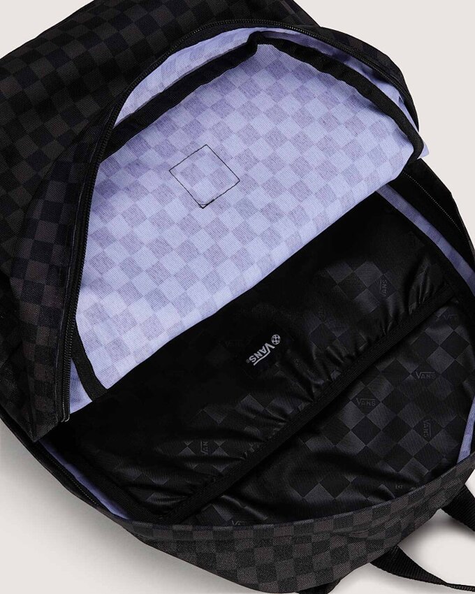 Vans OLD SKOOL CHECK BACKPACK SİYAH Unisex Sırt Çantası - 6