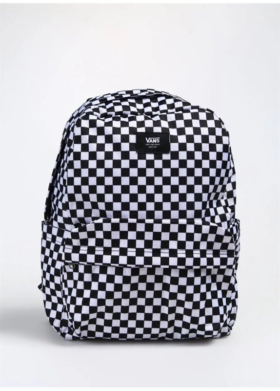 Vans OLD SKOOL CHECK BACKPACK SİYAH Unisex Sırt Çantası - Vans