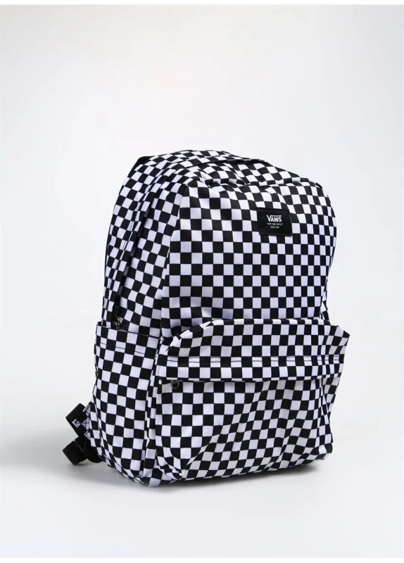 Vans OLD SKOOL CHECK BACKPACK SİYAH Unisex Sırt Çantası - Vans (1)