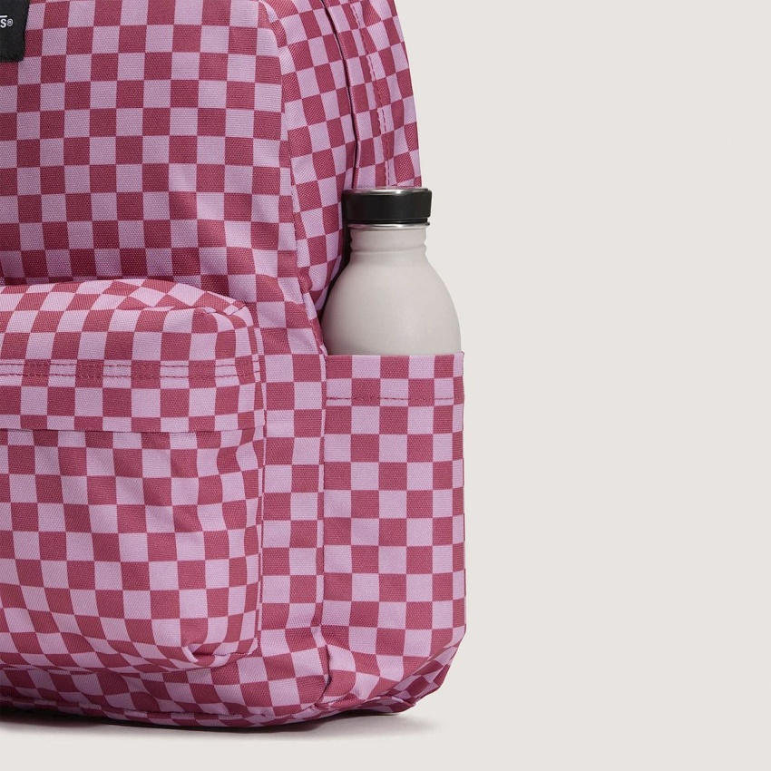 Vans Old Skool Check Pembe Kadın Sırt Çantası - 4