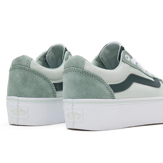Vans WM Ward Platform Yeşil Kadın Sneaker Ayakkabı - 4