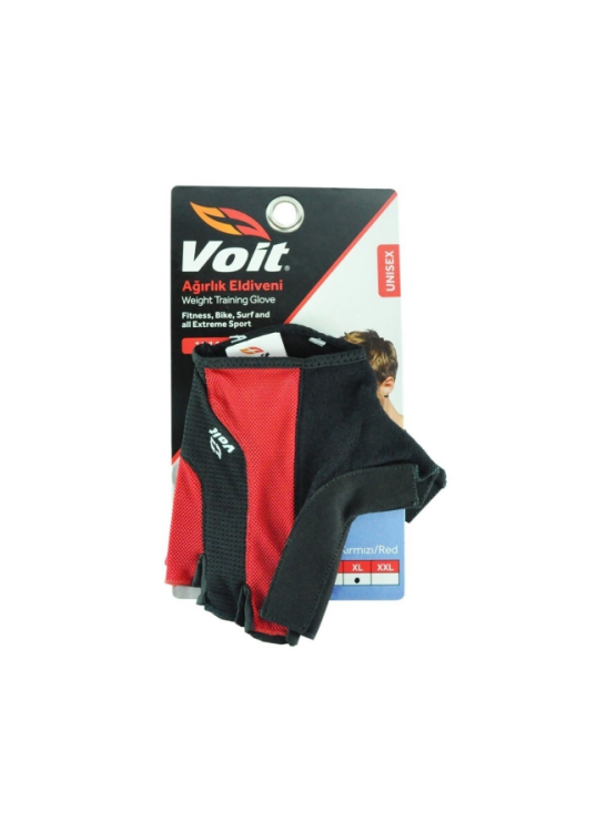 Voit 1211 AĞIRLIK ELDİVENİ KIRMIZI Unisex Antrenman Eldiveni - Voit