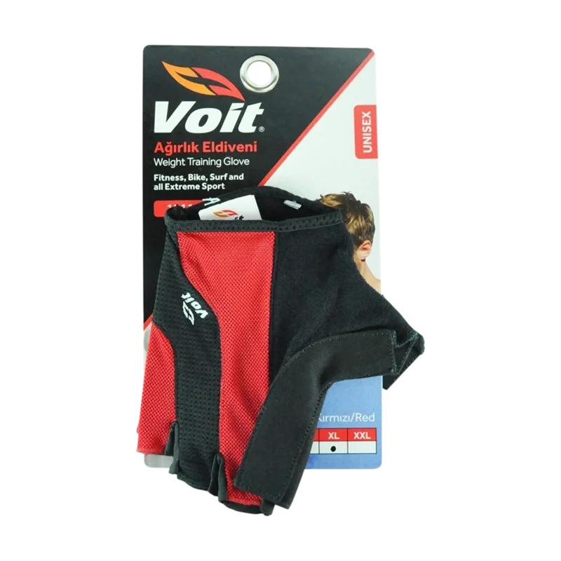 Voit 1211 AĞIRLIK ELDİVENİ KIRMIZI Unisex Antrenman Eldiveni 
