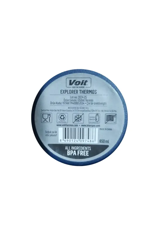 Voit Explorer Thermos 650 ML Unisex Suluk & Matara - Voit (1)