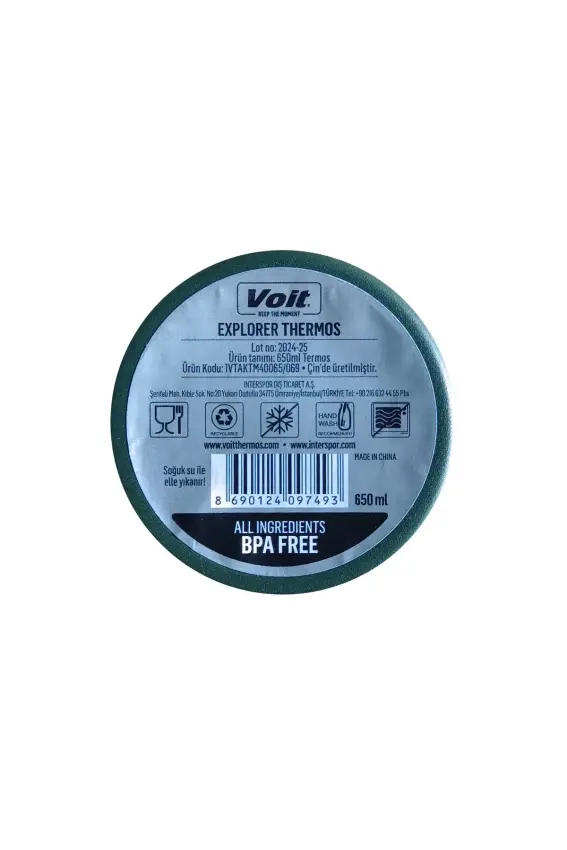 Voit Voit Explorer Thermos 650 ML Unisex Suluk & Matara - 5