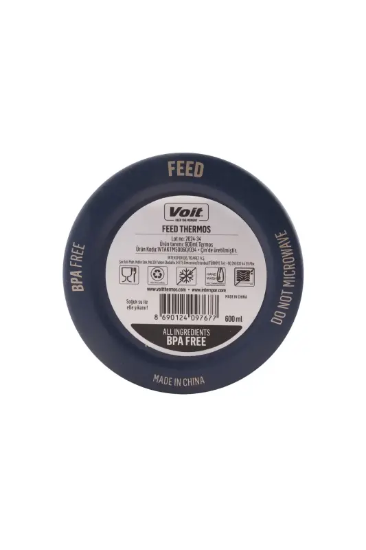 Voit Voit Feed Thermos 600ML Unisex Suluk & Matara - 6