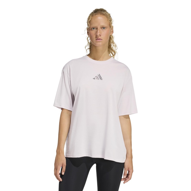 Adidas Climacool Animal Training Graphic Mor Kadın Tshirt - 1
