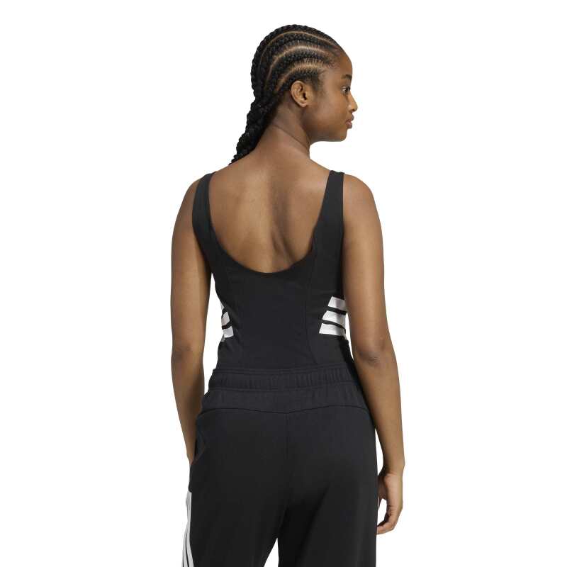 Adidas Future Icons Three Stripes Siyah Kadın Mayo - 8