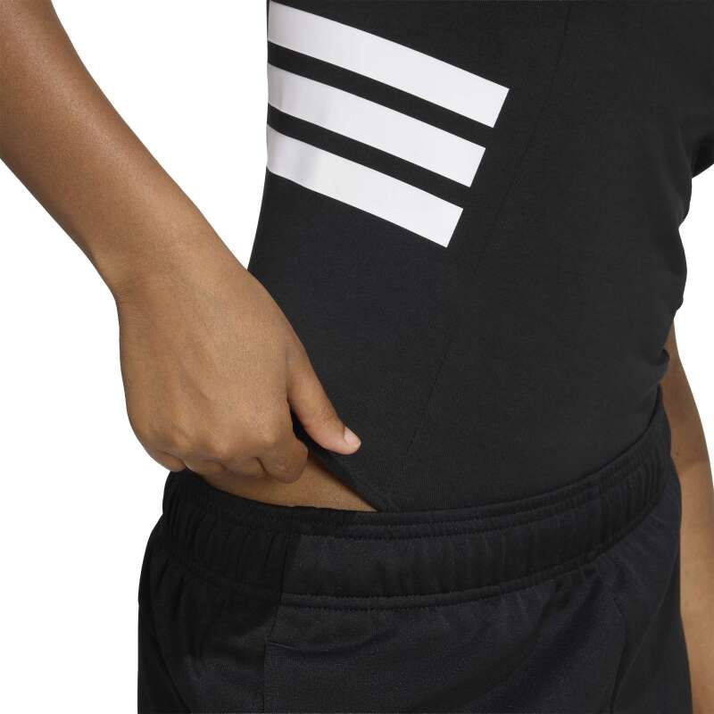 Adidas Future Icons Three Stripes Siyah Kadın Mayo - 11