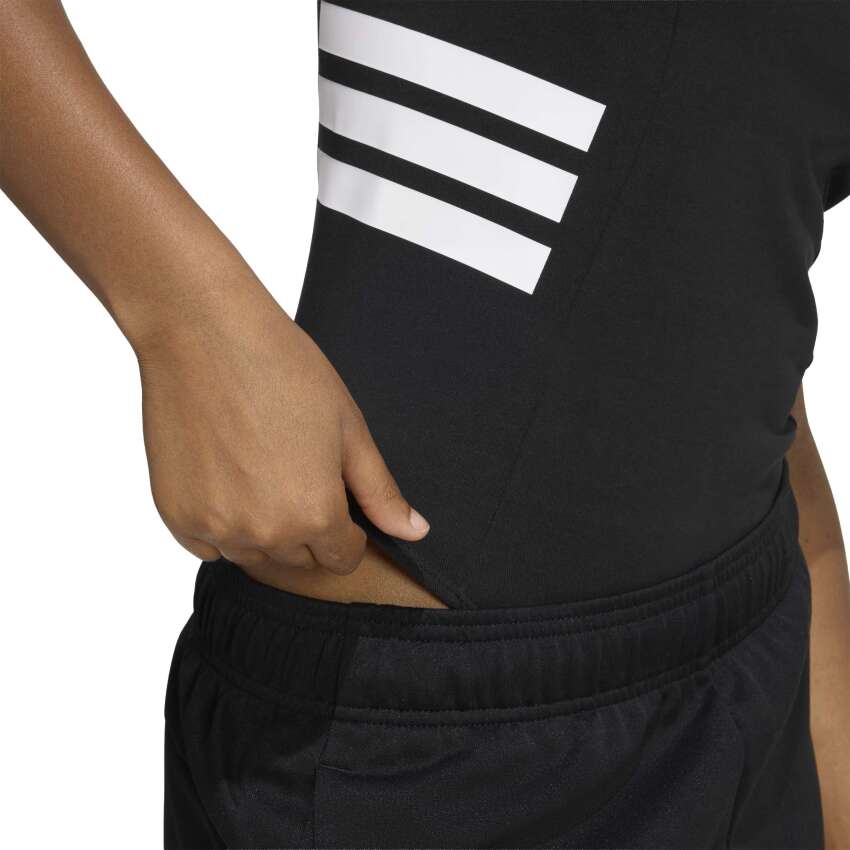 Adidas Future Icons Three Stripes Siyah Kadın Mayo - 11