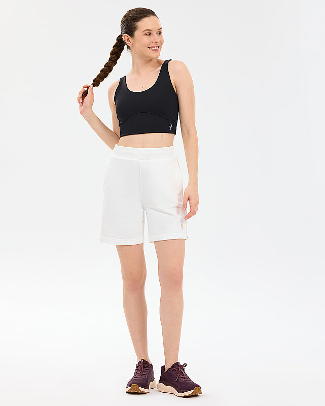 Skechers Fleece Beyaz Kadın Şort - 4