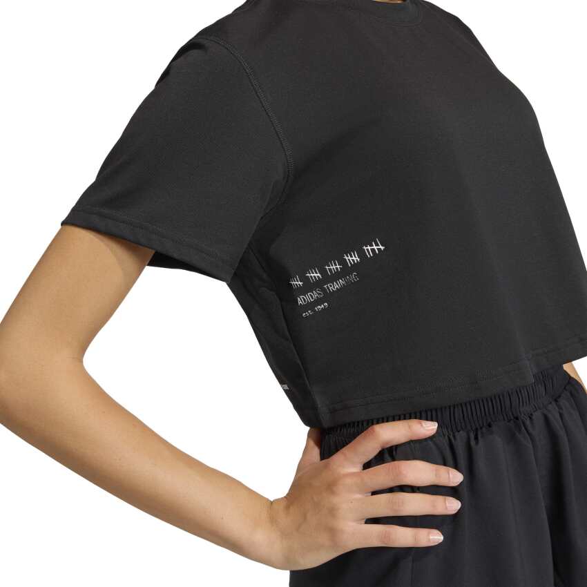 Adidas Primelift Siyah Kadın Tshirt - 5