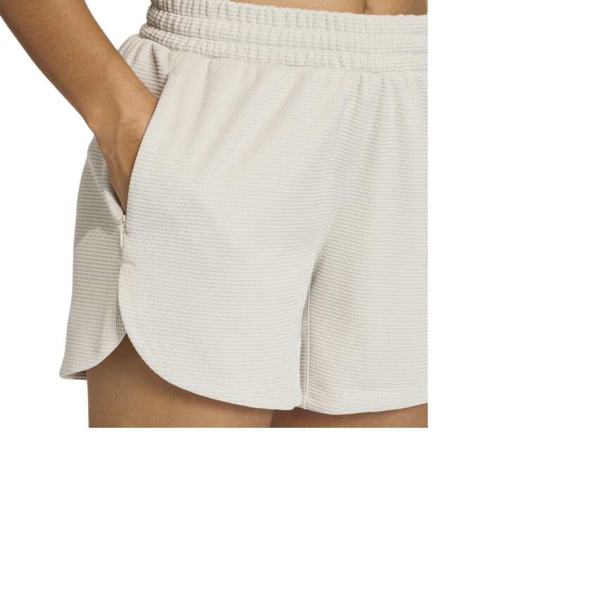 Adidas Waffle Pacer Bej Kadın Şort - 6