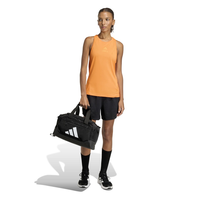 Adidas Pacer Workout Waffle Siyah Kadın Şort - 4