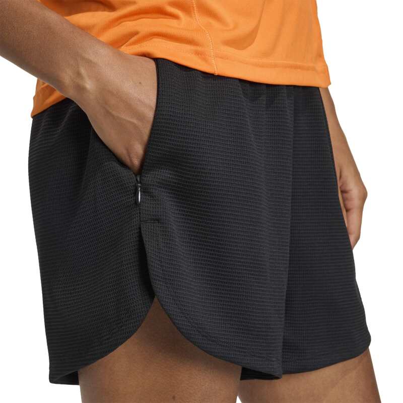 Adidas Pacer Workout Waffle Siyah Kadın Şort - 6