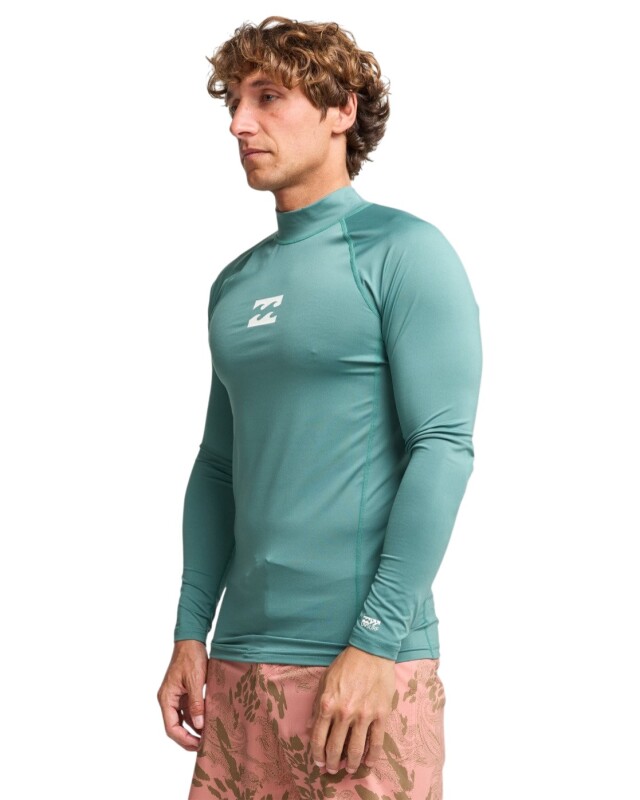 Billabong Waves All Day LS Yeşil Erkek Tshirt - 3
