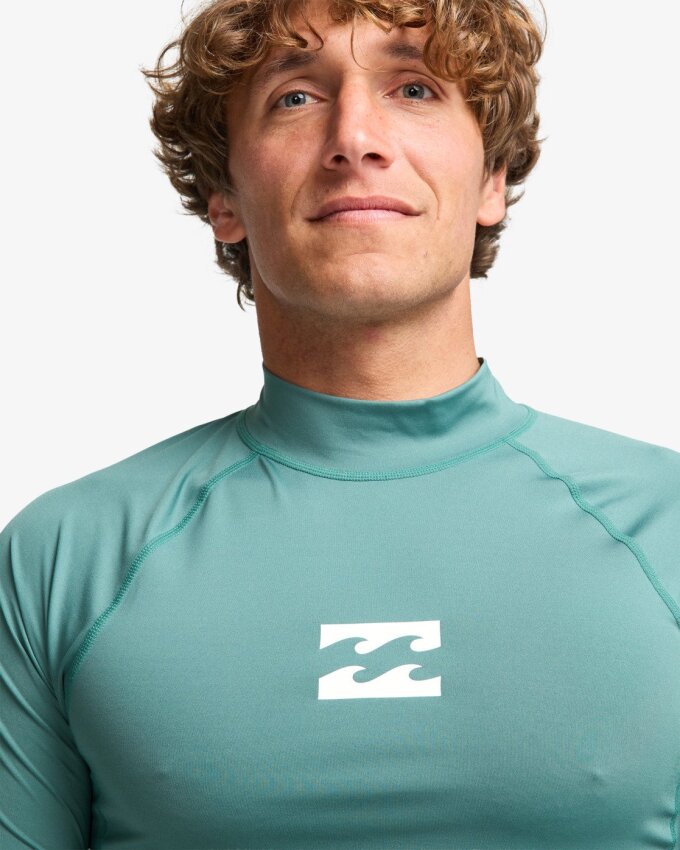 Billabong Waves All Day LS Yeşil Erkek Tshirt - 4