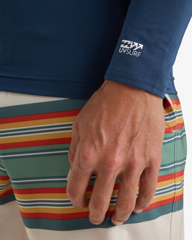 Billabong Waves All Day LS Lacivert Erkek Tshirt - 6