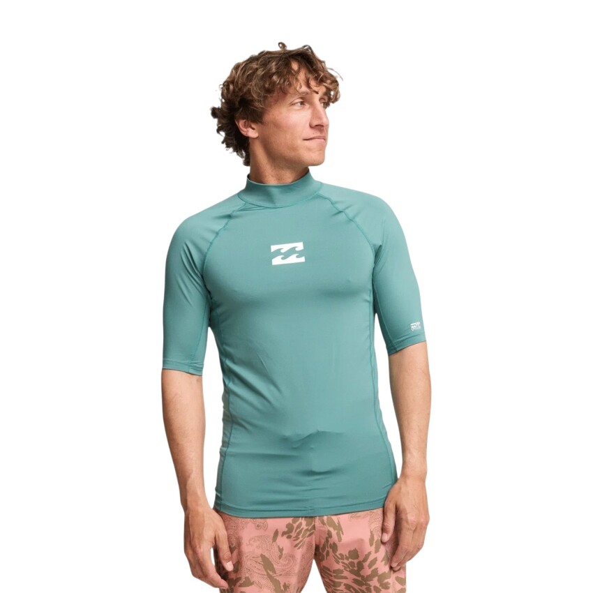 Billabong Waves All Day SS Yeşil Erkek Tshirt - 1