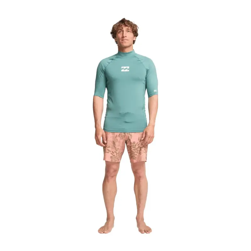 Billabong Waves All Day SS Yeşil Erkek Tshirt - 6