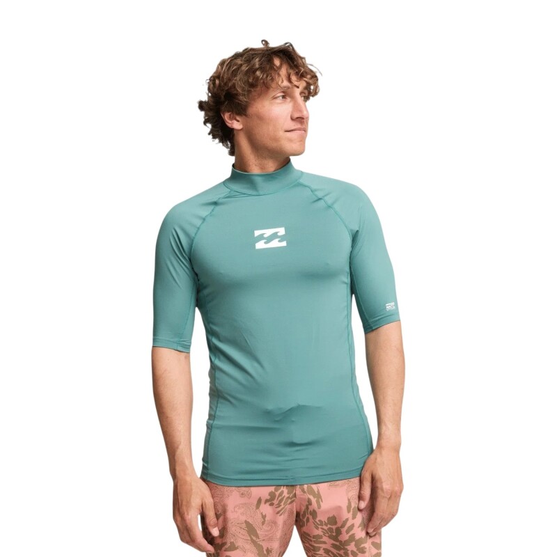 Billabong Waves All Day SS Yeşil Erkek Tshirt - 1