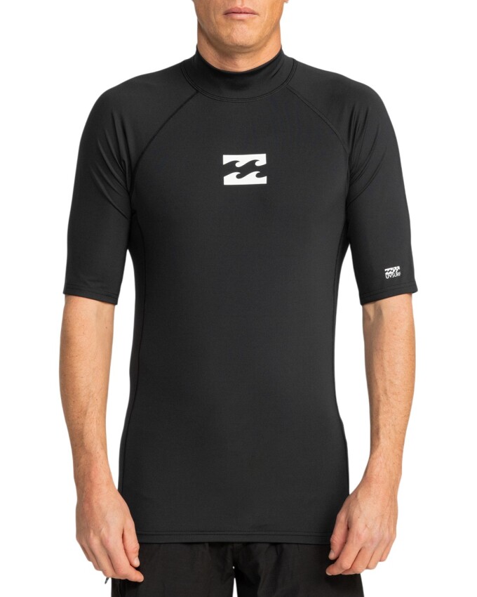 Billabong Waves All Day SS Siyah Erkek Tshirt - 1