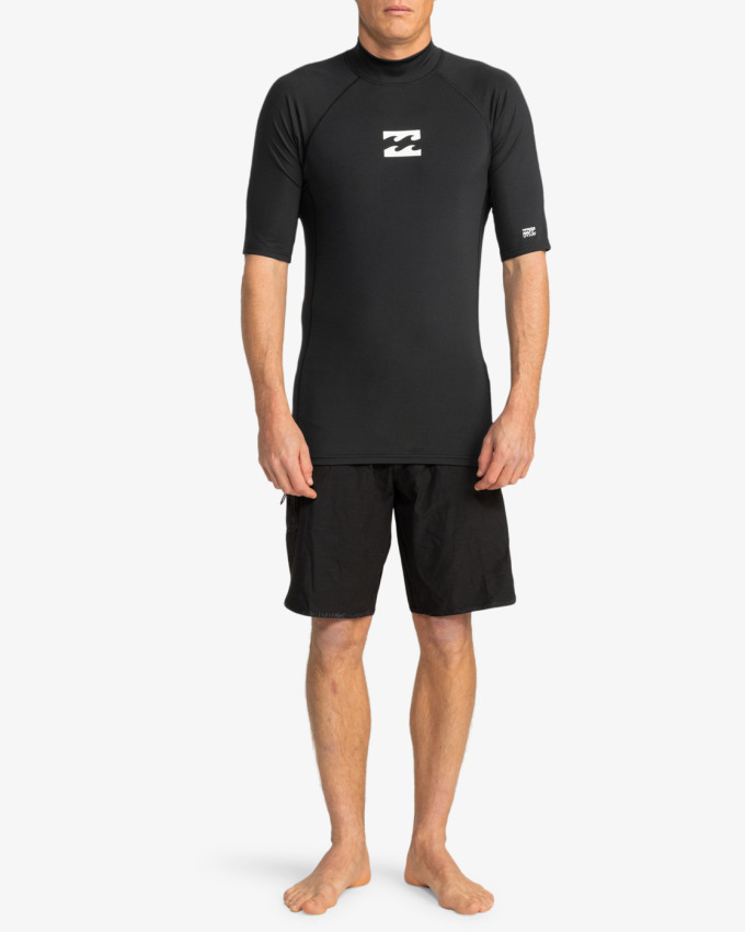 Billabong Waves All Day SS Siyah Erkek Tshirt - 4