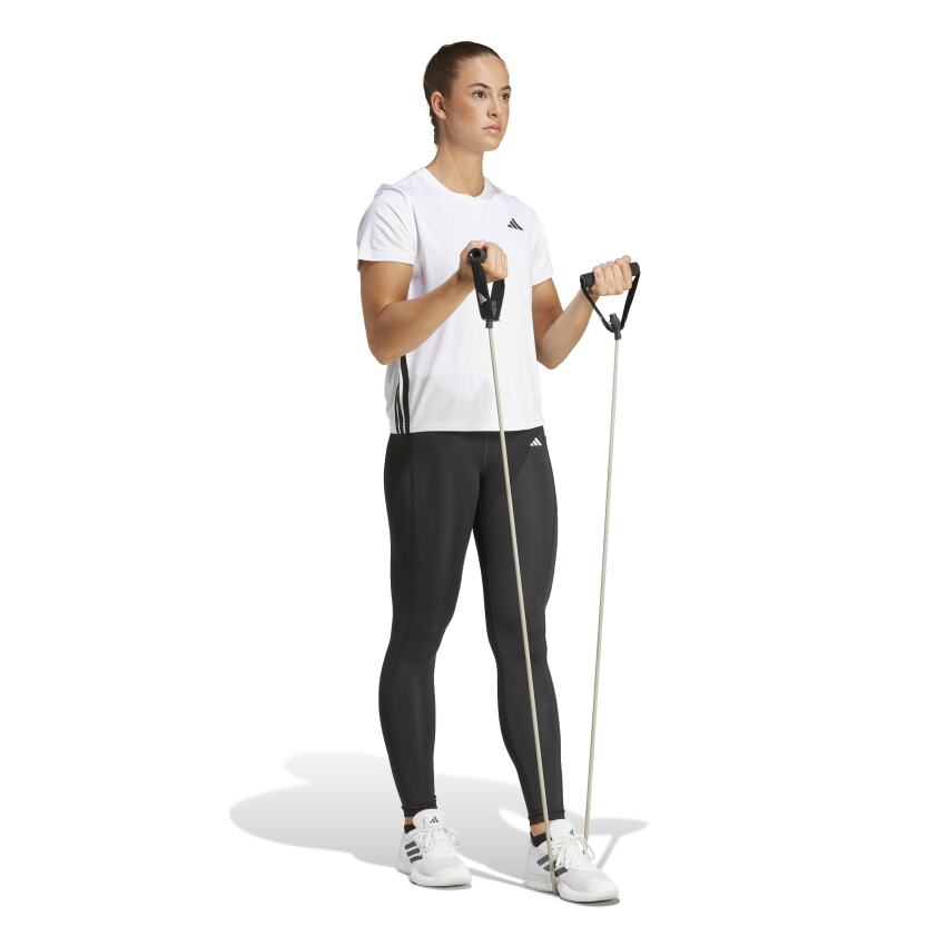 Adidas 3Stripes Crew Beyaz Kadın Tshirt - 3