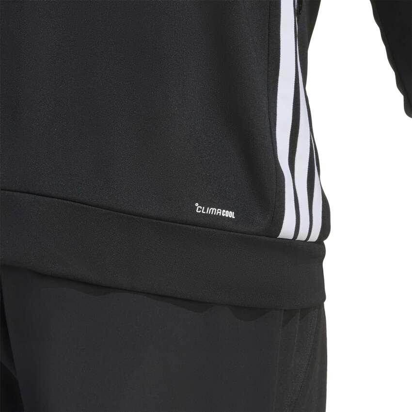 Adidas Workout Essentials All-Set 3-Stripes Örgü Siyah Erkek Eşofman Takımı - 4