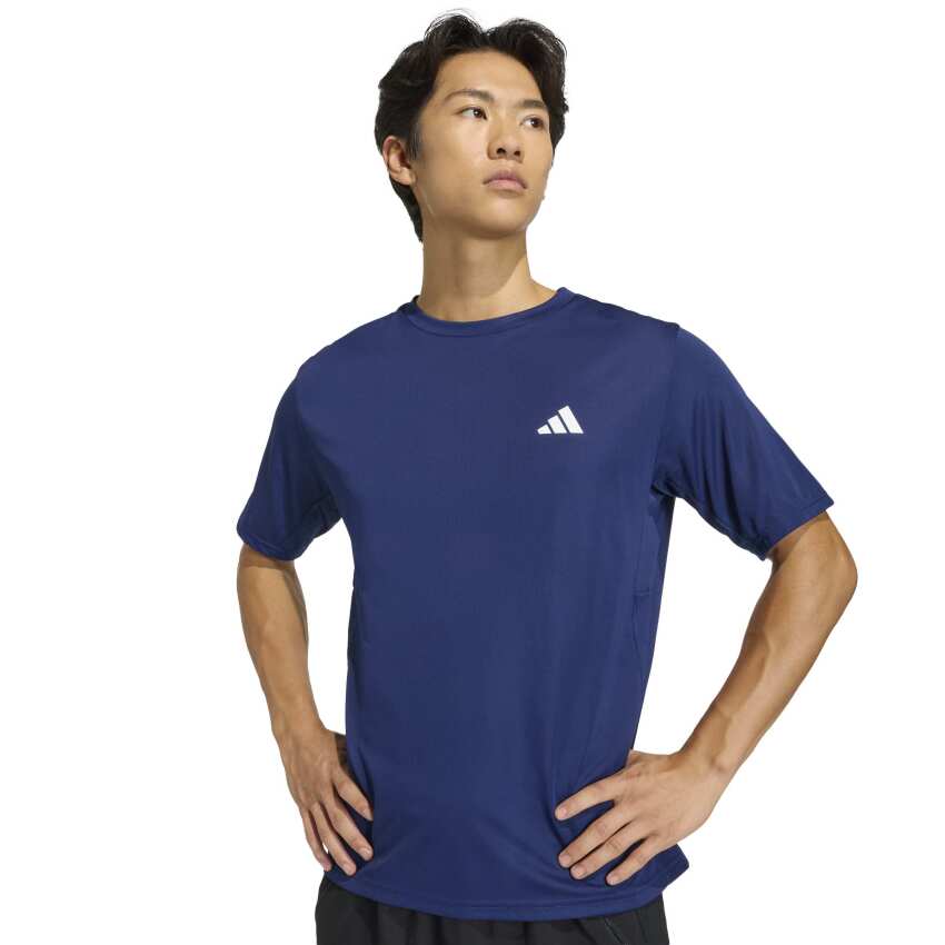 Adidas Workout Essentials Base Mavi Erkek Tshirt - 5