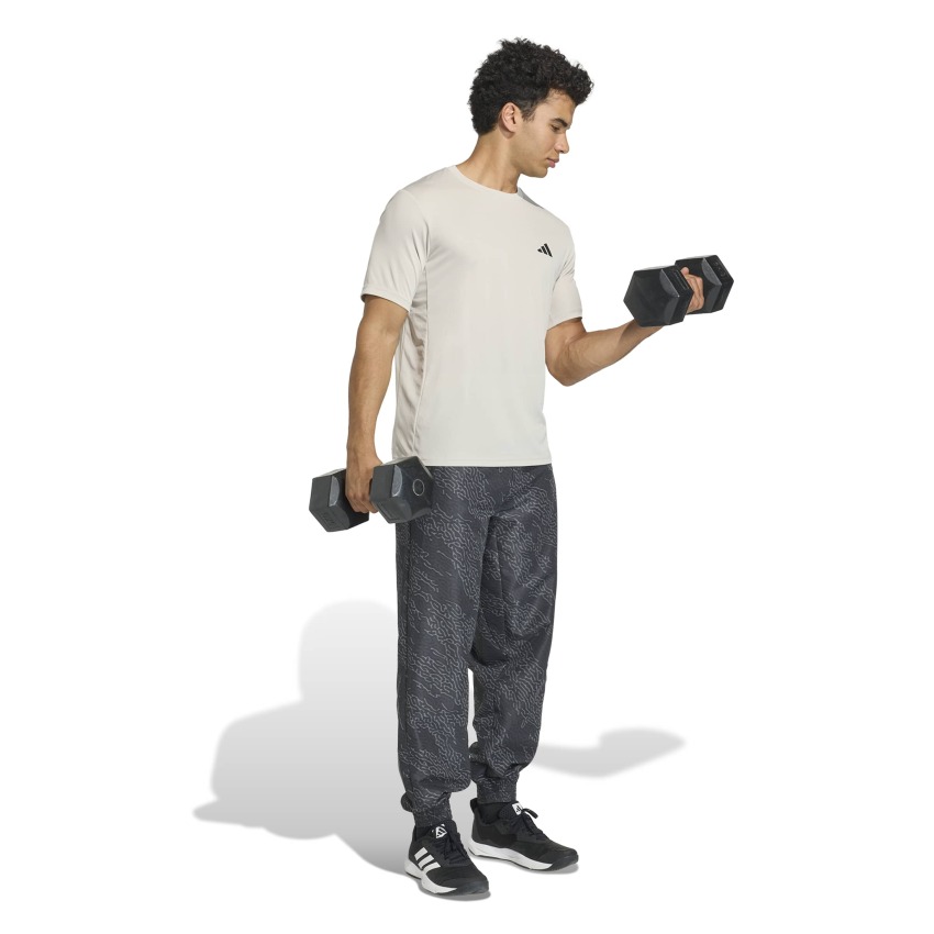 Adidas Workout Essentials Base Bej Erkek Tshirt - 3