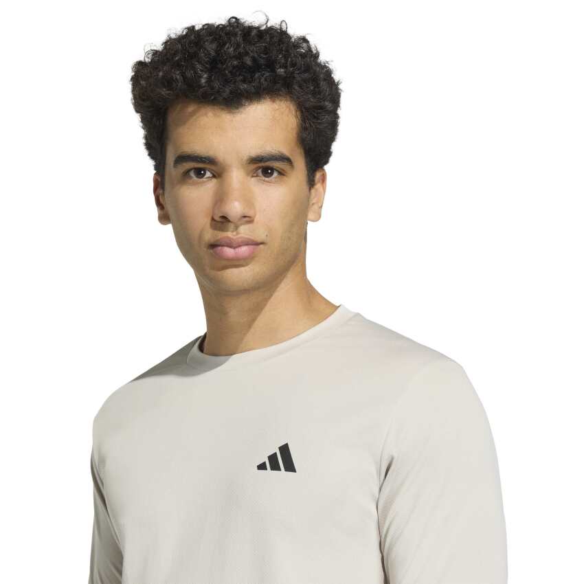 Adidas Workout Essentials Base Bej Erkek Tshirt - 4