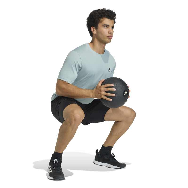 Adidas Workout Essentials Base Yeşil Erkek Tshirt - 3