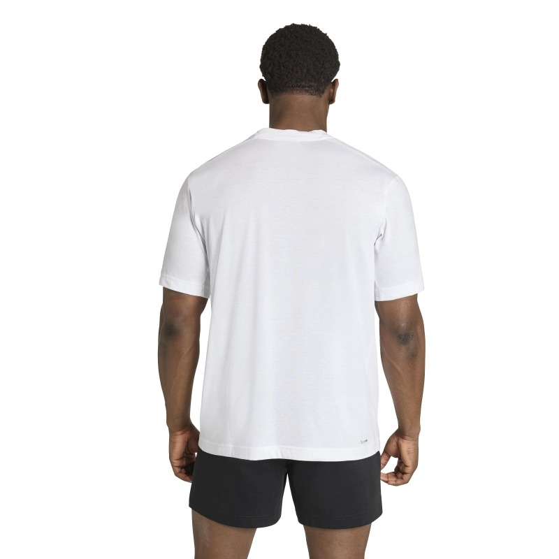 Adidas Workout Essentials Feelready Logo Beyaz Erkek Tshirt - 8