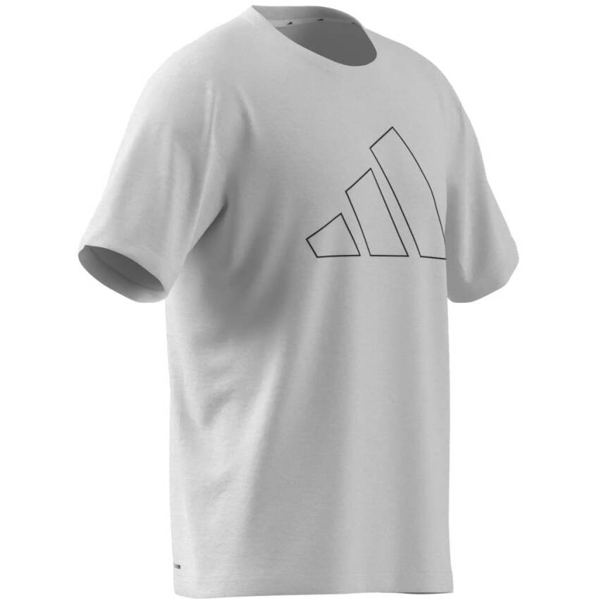 Adidas Workout Essentials Feelready Logo Beyaz Erkek Tshirt - 13