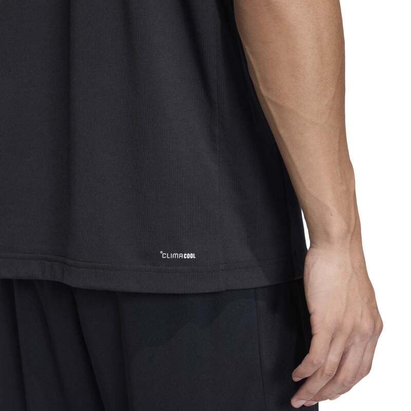 Adidas Workout Essentials Feelready Logo Siyah Erkek Tshirt - 10