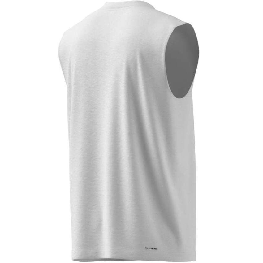 Adidas Workout Essentials Feelready Kolsuz Beyaz Erkek Atlet - 2