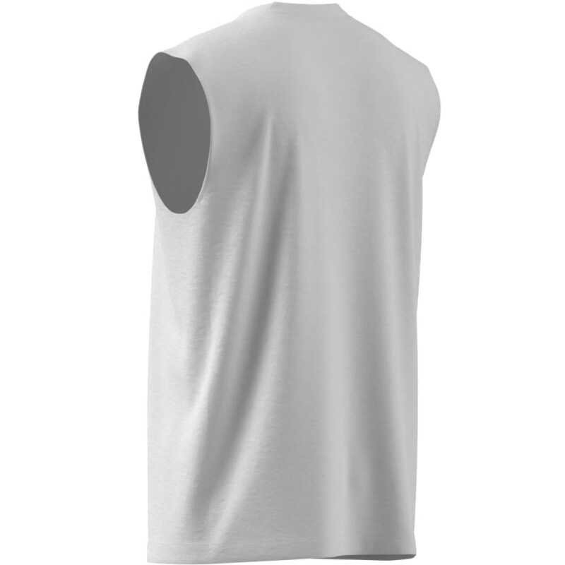 Adidas Workout Essentials Feelready Kolsuz Beyaz Erkek Atlet - 4