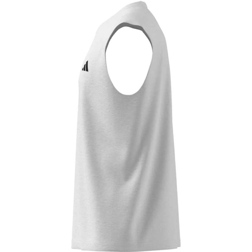 Adidas Workout Essentials Feelready Kolsuz Beyaz Erkek Atlet - 5
