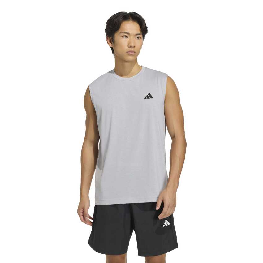 Adidas Workout Essentials Feelready Gri Erkek Atlet - 1