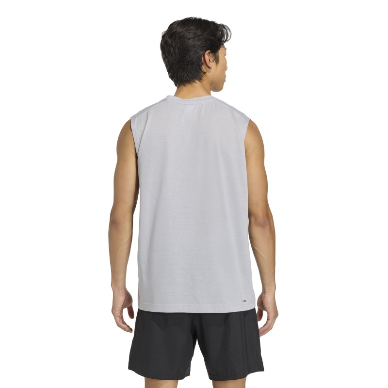 Adidas Workout Essentials Feelready Gri Erkek Atlet - 2