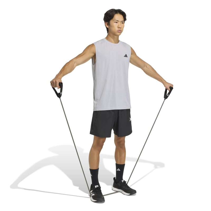 Adidas Workout Essentials Feelready Gri Erkek Atlet - 3