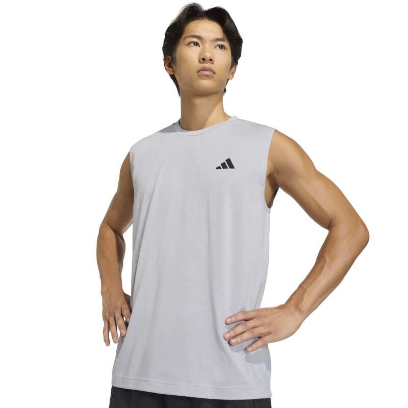 Adidas Workout Essentials Feelready Gri Erkek Atlet - 4