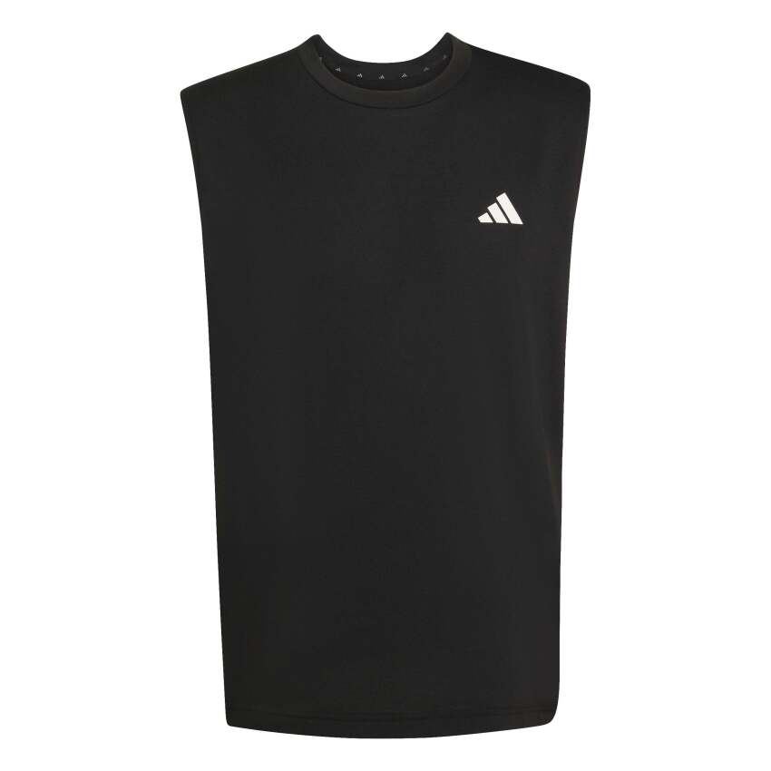 Adidas Workout Essentials Feelready Kolsuz Siyah Erkek Tshirt - 6